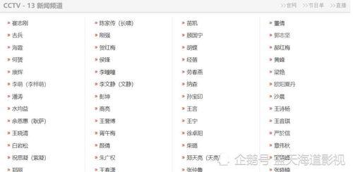 新闻爆料主持人名单最新,主持人名单大揭秘，精彩阵容引期待